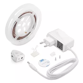 Комплект светодиодной ленты 7,2W/m 30LED/m 5050SMD 0,5М разноцветная