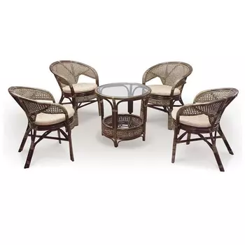 Комплект уличной мебели Sienna Dark Brown