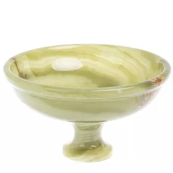 Конфетница из натурального камня оникс Stone Candy Bowl