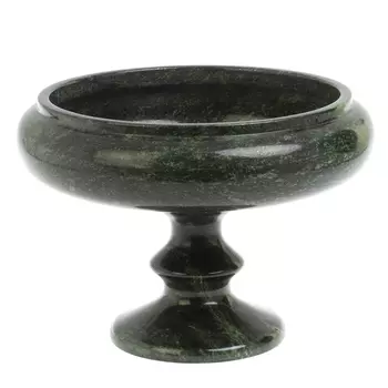 Конфетница из натурального камня змеевик Stone Candy Bowl