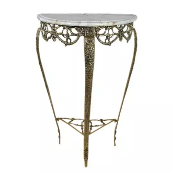 Консоль из бронзы с мраморной столешницей Mademoiselle De Console