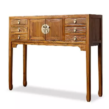 Консоль в Китайском Стиле цвет натуральное дерево Console Natural Wood