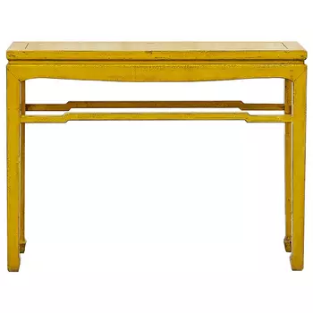 Консоль в китайском стиле из массива сосны Yellow Chinese Collection Console