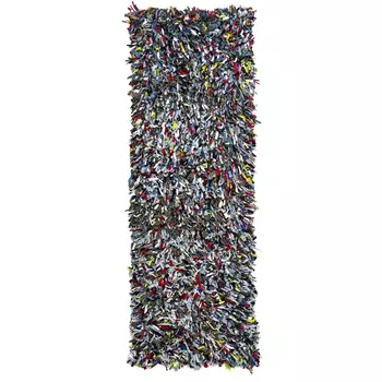 Ковер прямоугольный разноцветный из джинсовой одежды Zero Waste
