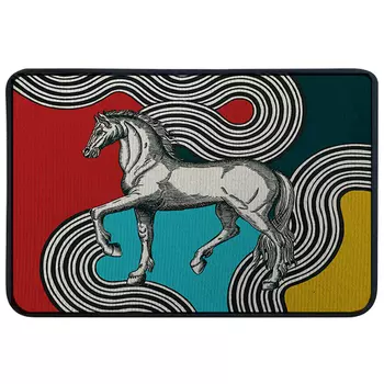 Ковер для прихожей и ванной Hermes Cheval Cosmique Rug