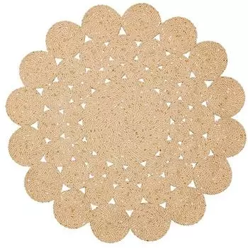 Ковер круглый с джутовой основой Round tourniquet