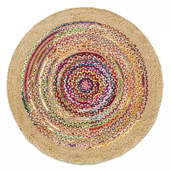 Ковер Round Multicolored Carpet джут и хлопок