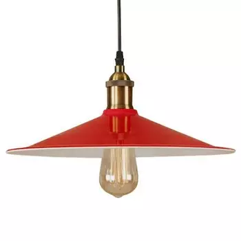 Красный подвесной светильник Loft Factory filament RED II