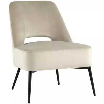 Кресло Alba бежевый велюр