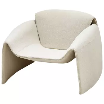 Кресло бежевое в стиле минимализм Chani Beige Armchair