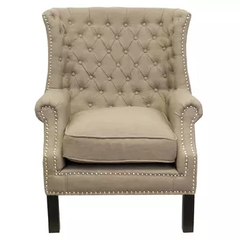 Кресло Charlie Armchair brown flax