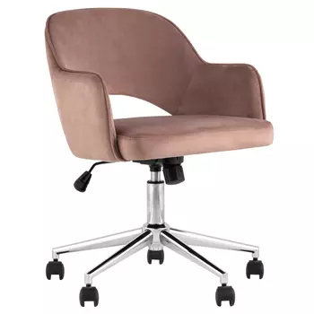 Кресло для компьютерного стола Veloury Pink