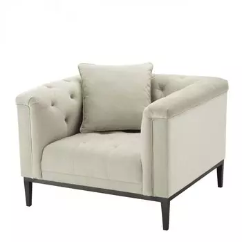 Кресло Eichholtz Chair Cesare Pebble grey