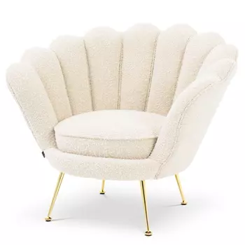 Кресло Eichholtz Chair Trapezium Boucle cream