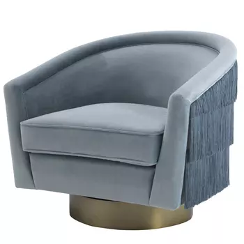 Кресло Eichholtz Swivel Chair Le Vante blue