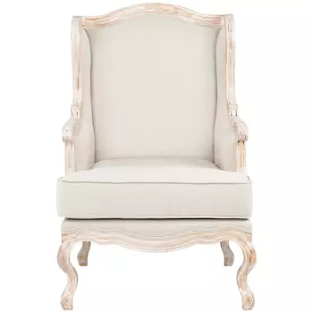 Кресло из массива бука бежевое Solid Luxury