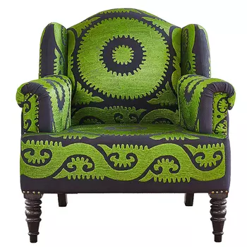 Кресло Mandala Зеленый Орнамент