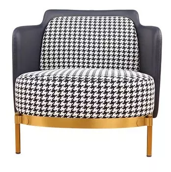 Кресло Pied de poule Gray Armchair