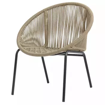 Кресло плетеное круглое Round Wicker Chair