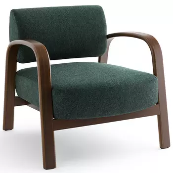 Кресло с каркасом из темного дерева Estay Chair
