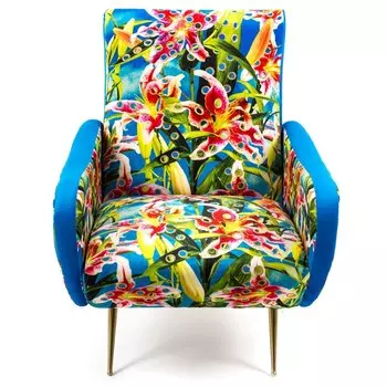 Кресло Seletti Armchair Flowers with holes