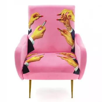 Кресло Seletti Armchair Lipsticks Pink