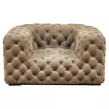 Кресло Soho Tufted Beige Armchair