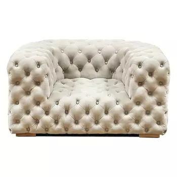 Кресло Soho Tufted Milk Armchair