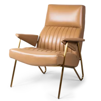 Кресло Solonar light brown leather