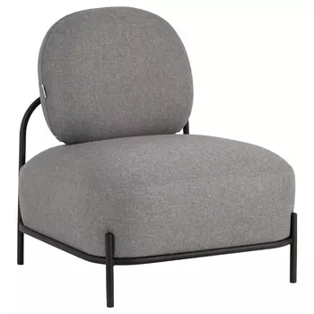 Кресло в серой рогожке COLOR BLOCK