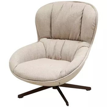 Кресло вращающееся бежевое Kemp Armchair