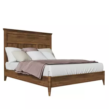 Кровать из массива бука с изголовьем Tasteful Furniture