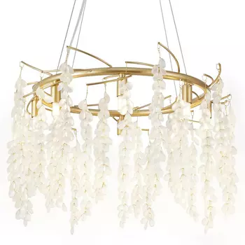 Круглая люстра с декором в виде виноградной грозди FAIRYTREE LIGHT
