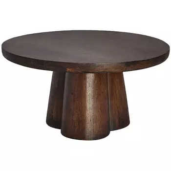 Круглый кофейный стол из массива акации Veras Coffee Table