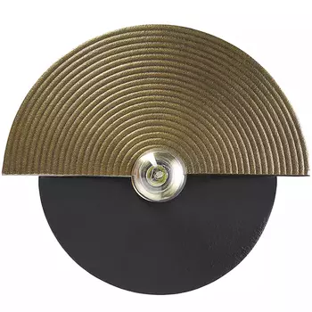 Круглый настенный фактурный светильник Textured Disc