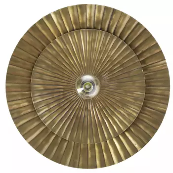 Круглый настенный фактурный светильник Textured Wall Disk