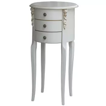 Круглый небольшой комод в стиле прованс Montmartre Provence Chest of Drawers