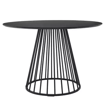 Круглый обеденный стол с основанием в виде конуса Dining table in Loft Style