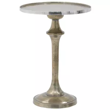 Круглый приставной стол Bourne Patina Side Table