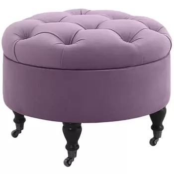 Круглый пуф на ножках Cheryl Pouf
