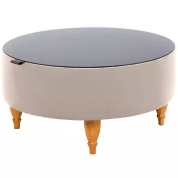 Круглый журнальный стол Garner Round Coffee Table Light