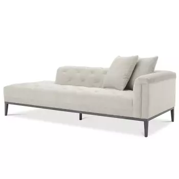 Кушетка Eichholtz Lounge Sofa Cesare Right Pebble grey