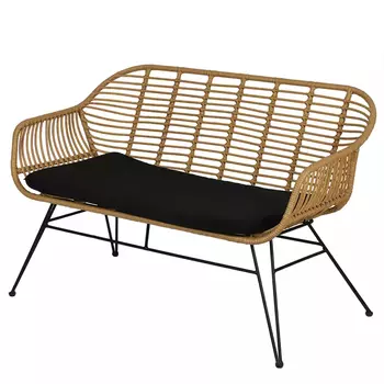 Кушетка плетеная из ротанга Wicker Сouch