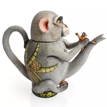 Кувшин Обезьяна с Белкой Monkey Teapot