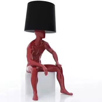 Лампа MALE MANNEQUIN LAMP с абажуром