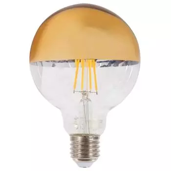Лампа прозрачная с гальваникой LED Е27 4W