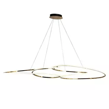 Люстра Adenor Ring Horizontal Gold Chandelier