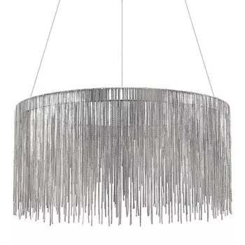 Люстра Atlantis Chain Chandelier Round Chrome