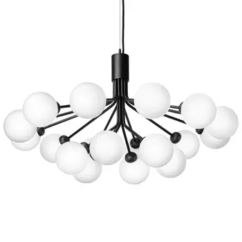 Люстра Berries Chandelier White Balloons Black 18