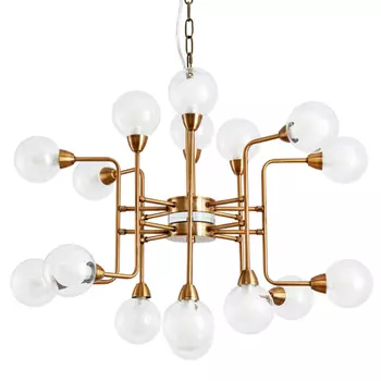 Люстра Bistro Globe Milk Chandelier 16